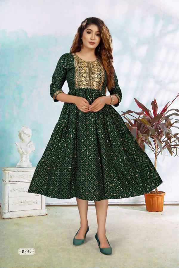 Trendy katrina vol 1 Foil Print Designer Kurti Collection